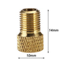 Bicycle Valve Converter Valve Adapter Presta To Schrader Bike Brass Pump