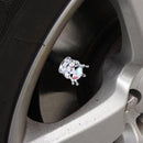 4x Universal Car Rhinestone Crown Wheel Tire Valve Caps Tyre Rim Stem Air Cover