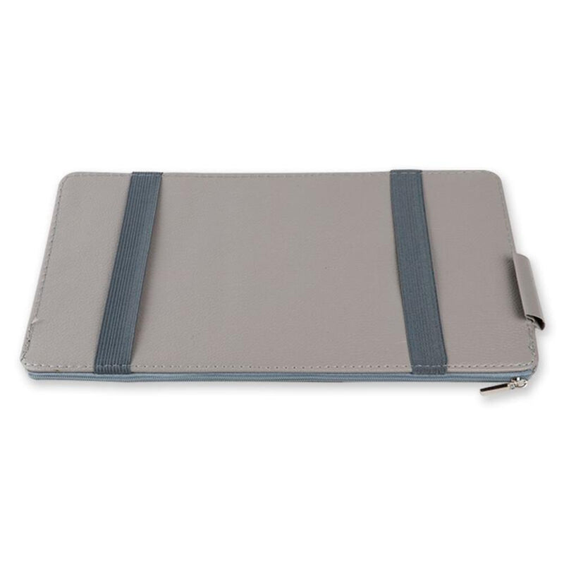 Automobile Car Sun Visor Organizer Storage Bag Hanging Card Holder (Grey)