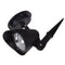 2pcs 3LED Solar Power Outdoor Landscape Headlights Lawn Way Garden Lights