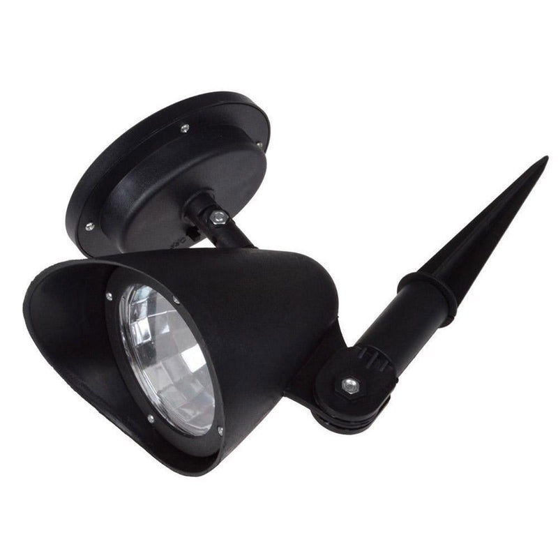 2pcs 3LED Solar Power Outdoor Landscape Headlights Lawn Way Garden Lights