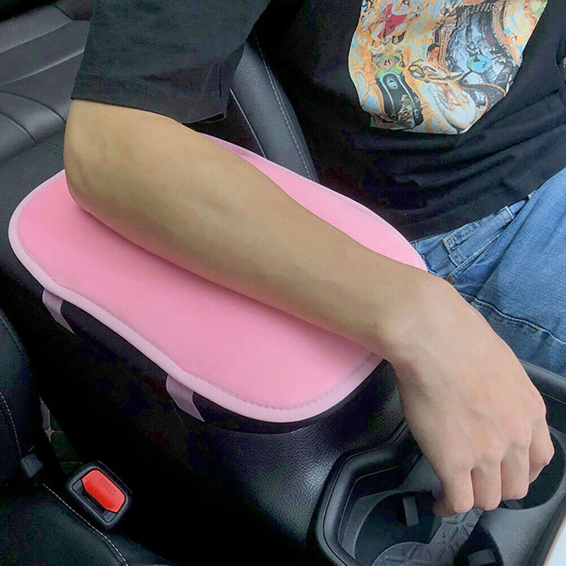 #A Center Console Arm Rest Protection Cushion Dust-proof with Back Elastic Str