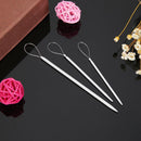 3pcs Nylon Thread Threader Sweater Crochet Needle Knitting Pulling Tools Newly
