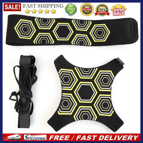 Children Soccer Trainer Band Football Throw Practice Control Skill Training B