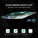 S Shaped Luminous Fishing Lure 12cm 160g Metal Artificial Bait (JIG81-1)