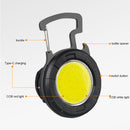 Type-C Rechargeable Work Light Strong Magnetic COB Cap Clip Light for Camping