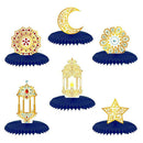 Paper Muslim Eid Mubarak Ramadan Table Decor Dessert Decor Table Pastry J1T6