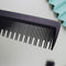 #A Anti-Static Hair Comb Plastic Ultra Thin Styling V-Shaped Brush Double-Sided