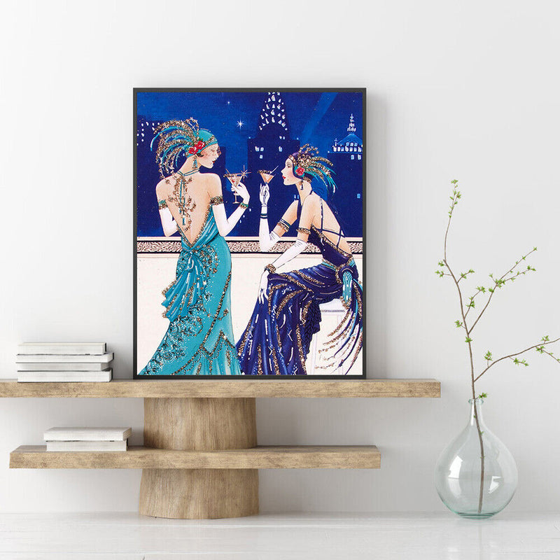 Oil Paint Lady By Numbers Coloring Picture Drawing