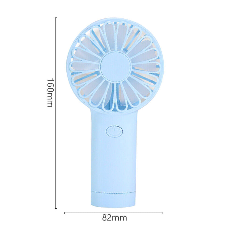Summer Mini Portable Fan USB Handheld 2 Speed Electric Home Office Cooling Fans