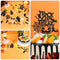 Wedding Halloween Style Cake Topper Set Cupcake Decor Baking Decoration