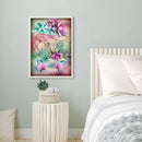 LOVE Flower Oil Paint By Numbers Kit DIY Acrylic Painting on Canvas Framele