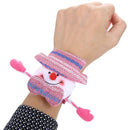 LED Light Glow Xmas Slap Circle Bracelet Wrist Band Gifts (Snoman)