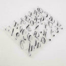 Alphabet Cake Stamp Tool Mold Cookie Cutter Embosser T5R0 Set Fondant Tool X1B3