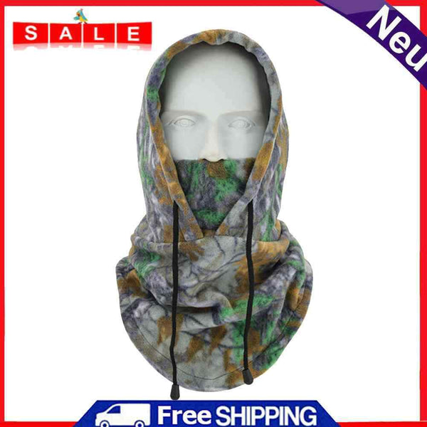 Windproof Outdoor Sports Fleece Head Neck Cover Balaclava Headgear for Women Men