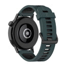 20mm Watch Band for Huawei Watch GT3 42mm Silicone Strap (Green Black) Newly