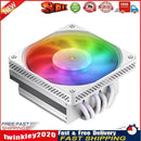 HX6200D Radiator 6 Heatpipe CPU Cooler Fan ARGB for Intel LGA 1700 (White) Newly