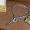 Exquisite Adjustable Luxury  ? Metallic Wind Necklace D Letter Fashion Jewelry