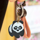 5pcs DIY Diamond Painting Keychain Key Chains Keyring Art Craft Key Bag Decor UK