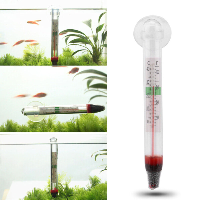 Mini Fish Tank Glass Suction Cup Temperature Meter Digital Floating Thermometer