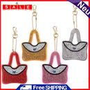 4pcs DIY Full Drill Special Shaped Diamond Painting Handbag Shape Key Rings