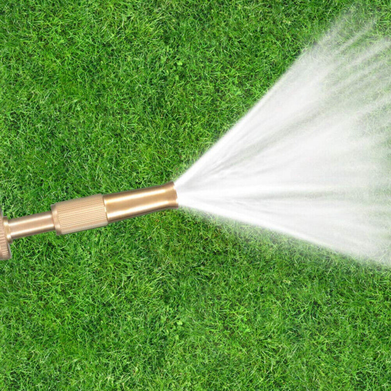 Garden Brass Spray Gun Hose Nozzle Car Wash Watering Flower Pressure Sprink