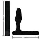 2pcs Fishing Rod Covers Pole Glove Protector+Tie Wrapping Band Belt (Black)