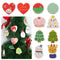 Envelope Christmas Greeting Cards Xmas Tree Ornament Hanging Tag Blessing Card
