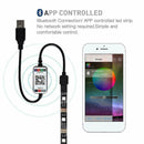 Mini USB Bluetooth/Wifi RGB LED Controller Remote 5V 5050 Light Strip 2Q6W A4Y9