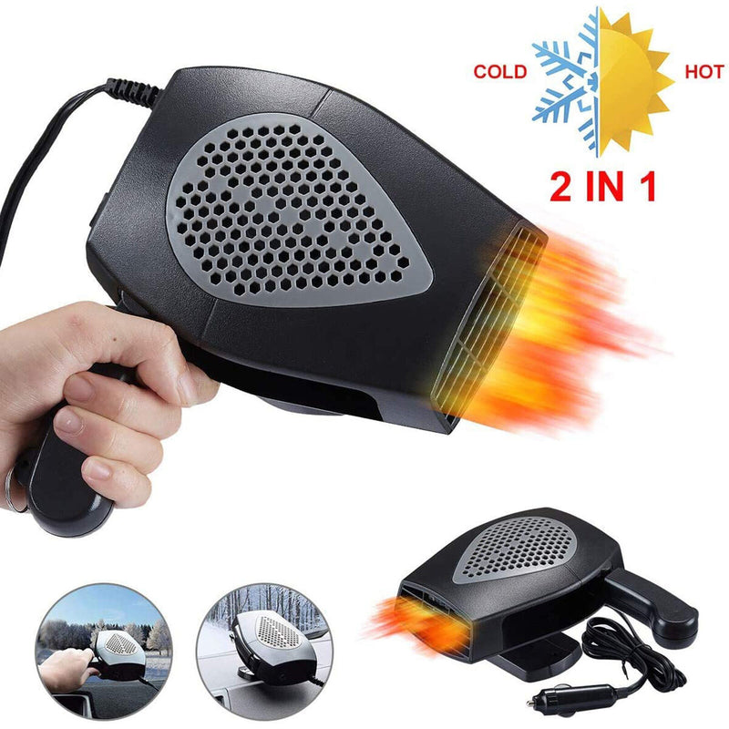 Portable Car Heater 12V 150W High Power Fast Heating Fan Anti-Fog Heater Newly