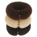3Pcs Beauty Cute DIY Hairstyle Donut Hair Bun Hair Styling Tools Hair Curler