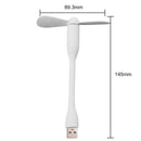 Cooling Mobile Phone Mini USB Fan for Power Bank Notebook Computer (White) Newly