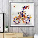 Cycling Flower Girl Partial Special Shape Crystall Drill Diamond Painting