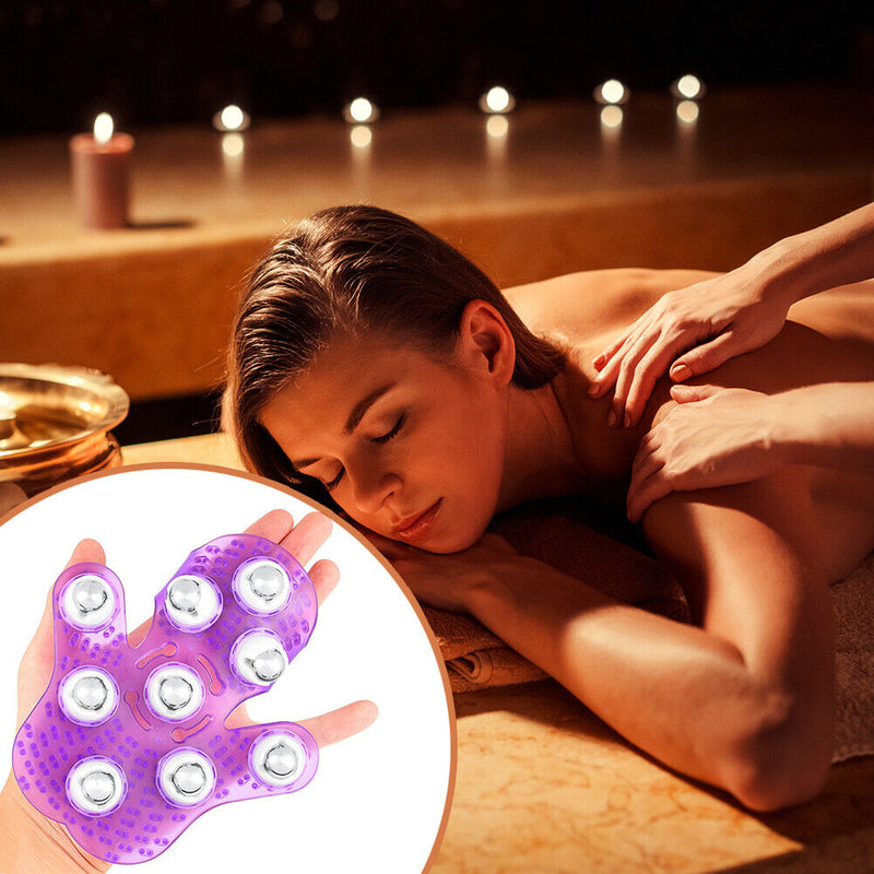 Roller Ball Anti-cellulite Muscle Body Massage Glove Neck Back Face Lift Tools