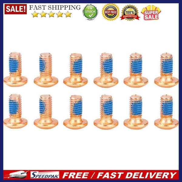 M5x8mm Disk Brake Rotor Bolts T25 Torx Titanium TI MTB Bike Water Bottle Bolt