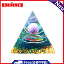 Orgonite Pyramid Healing Chakra Reiki Meditation Orgone Energy Generator Crafts