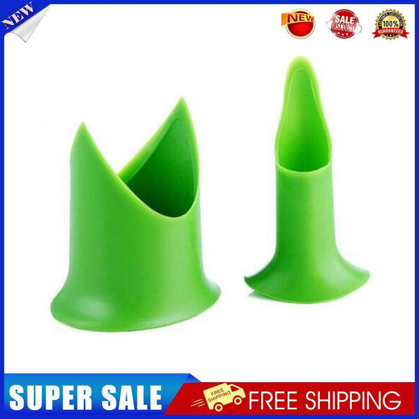 Fruit Vegetable Seed Remover Pepper Chilli Cutter Core Slicer Tool (Green)