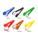 Mini Two-side Glasses Brush Spectacles Wipes Eyeglass Cleaning Rub (Blue)