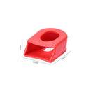 2pcs/set Bicycle Crankset Crank Wheel Protective Sleeve Protector (Red)