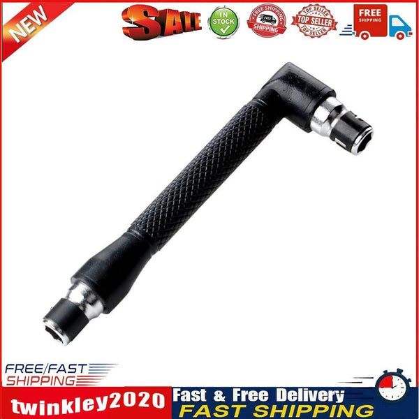 Dual Head L-shaped Mini Socket Wrench 1/4 Screwdriver Bits Connecting Rod Newly