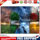 Four Vision Tree 5D DIY Full Drill Diamond Painting Embroidery Needlework(2
