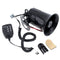 Emergency Sound Amplifier 12V 100W 6 Sounds Speaker for Car Boat Van Truck