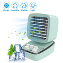 USB Air Cooler - Water Cooled Air Conditioner Fan Humidifier for Home Office