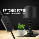 5pcs 5.9ft Power Cord with On/Off Switch(EU Plug/Black)