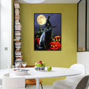 Snowvirtuos Halloween Black Cat 5D Full Drill Diamond Painting DIY Craft Cross