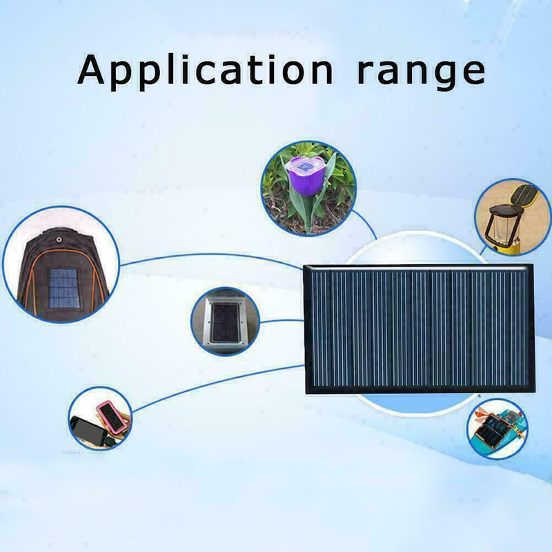 5V 75MA Mini Solar Panel System For DIY Battery Cell Y4S4 L6C0 Charger W3J5