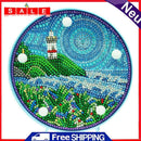 LED Lamp DIY Diamond Painting Special-shaped Full Drills Bedroom Home Kids Decor