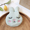 Cute Rabbit Hair Clips Hairpin Women Corduroy Wash Face Hairgrips (Blue)