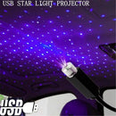 Violet Atmosphere Night Light Blue Purple Light Car Roof Star Sky Lamp