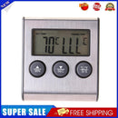 Digital Display Food Thermometer Probe Meat Timer Meter Cook Kitchen Tools